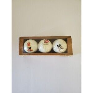 Unique Impressions Christmas Holiday Themed Three Golf Ball Set Sealed NIP